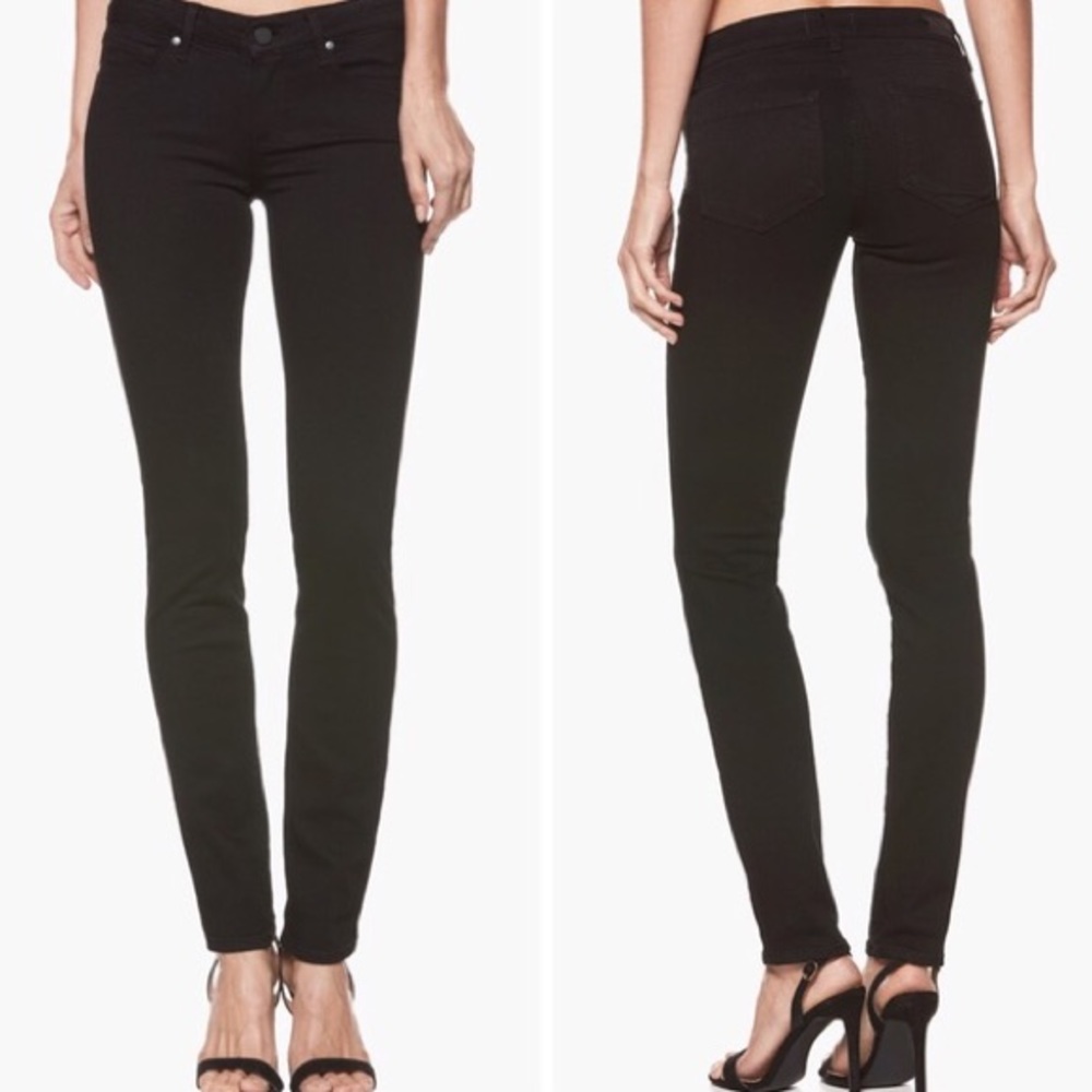 Paige Denim Skyline Skinny in Black